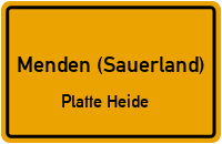 Brandenburgstraße in 58708 Menden (Sauerland) (Platte Heide)