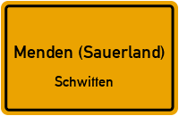 Dunkler Weg in 58708 Menden (Sauerland) (Schwitten)