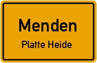 Elsternweg in MendenPlatte Heide