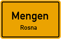 Taubenstraße in MengenRosna