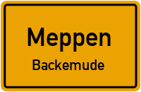 Straßenverzeichnis Meppen Backemude