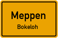 Straßenverzeichnis Meppen Bokeloh