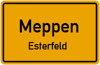 Estereschstraße in MeppenEsterfeld