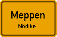 Zeppelinstraße in MeppenNödike