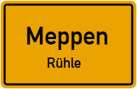 Hauptstraße in MeppenRühle