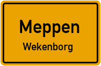 Straßenverzeichnis Meppen Wekenborg