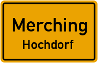 Dorfstraße in MerchingHochdorf
