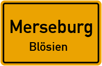 Milzauer Weg in MerseburgBlösien