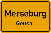 Lange Gasse in MerseburgGeusa