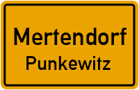 Straße Des Friedens in MertendorfPunkewitz