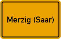 City Sign Merzig (Saar)