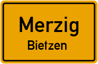 Schützenbergstraße in 66663 Merzig (Bietzen)