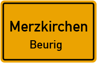 Kirchstraße in MerzkirchenBeurig