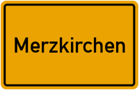 Ortsschild von Gemeinde Merzkirchen in Rheinland-Pfalz
