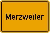 City Sign Merzweiler