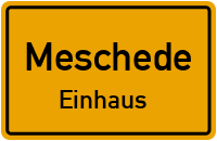 Straßenverzeichnis Meschede Einhaus