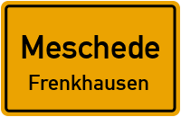 Straßenverzeichnis Meschede Frenkhausen