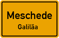 Straßenverzeichnis Meschede Galiläa