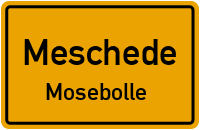 Straßenverzeichnis Meschede Mosebolle