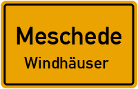 Straßenverzeichnis Meschede Windhäuser