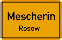 Dorfstraße in MescherinRosow