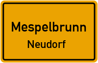Hauptstraße in MespelbrunnNeudorf