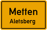 Unterriedstraße in MettenAletsberg