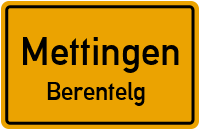 Taubenstraße in MettingenBerentelg