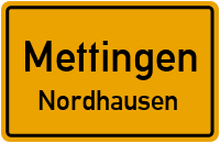 Raalter Straße in MettingenNordhausen