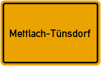 Ortsschild Mettlach-Tünsdorf