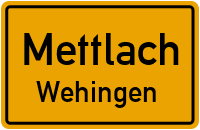 Wellinger Weg in MettlachWehingen