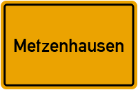 City Sign Metzenhausen