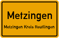 Passage in 72555 Metzingen (Metzingen Kreis Reutlingen)