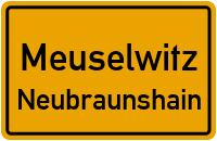Straßenverzeichnis Meuselwitz Neubraunshain