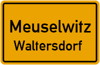 Querstraße in MeuselwitzWaltersdorf