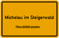 Bischwinder Straße in Michelau im SteigerwaldHundelshausen