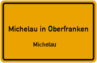 Bahnhofstraße in Michelau in OberfrankenMichelau