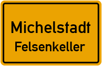 Schulstraße in MichelstadtFelsenkeller