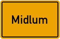 Buurnstraat in Midlum