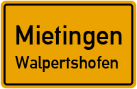 Finkenweg in MietingenWalpertshofen