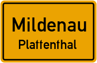 Plattenthaler Weg in MildenauPlattenthal