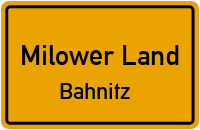 Chausseestraße in Milower LandBahnitz