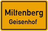 Straßenverzeichnis Miltenberg Geisenhof