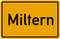 Ortsschild von Gemeinde Miltern in Sachsen-Anhalt