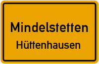Kreisstraße in MindelstettenHüttenhausen