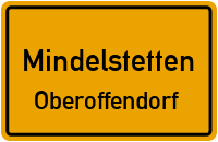 Straßenverzeichnis Mindelstetten Oberoffendorf