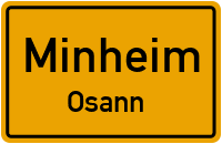 Weinbergstraße in MinheimOsann