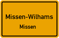 Dorfstraße in Missen-WilhamsMissen