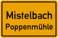 Straßenverzeichnis Mistelbach Poppenmühle