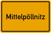 City Sign Mittelpöllnitz